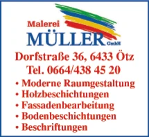 Print-Anzeige von: Malerei Müller GmbH