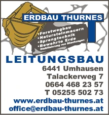 Print-Anzeige von: Thurnes, Andreas, Erdbau