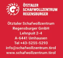 Print-Anzeige von: Ötztaler Schafwollzentrum - Regensburger GmbH