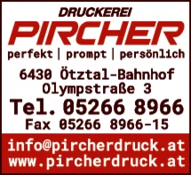 Print-Anzeige von: Pircher GesmbH, Druckerei