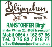 Print-Anzeige von: Rahstorfer, Birgit, Gärtner
