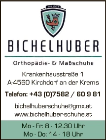 Print-Anzeige von: Bichelhuber, Andreas, Orthopädie-Schuhtechniker
