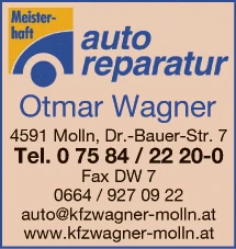 Print-Anzeige von: Wagner, Otmar, Autohaus