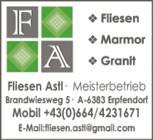 Print-Anzeige von: Astl, Gerhard, Fliesen