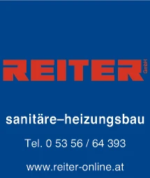 Print-Anzeige von: Reiter GmbH, Sanitär-Heizungsbau