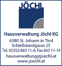 Print-Anzeige von: Hausverwaltung Jöchl KG