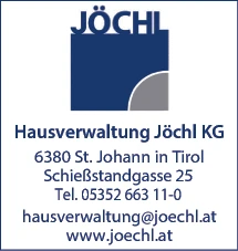 Print-Anzeige von: Hausverwaltung Jöchl KG