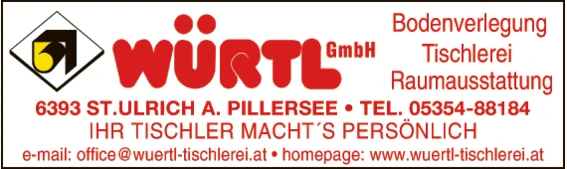 Print-Anzeige von: Würtl GmbH, Tischlereien Print-Anzeige von: Würtl GmbH, Tischlereien