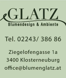 Print-Anzeige von: Blumen Glatz GmbH, Blumendesign & Ambiente
