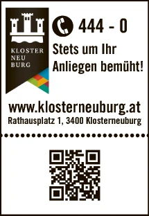 Print-Anzeige von: Stadtgemeinde Klosterneuburg, Pressestelle