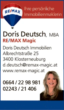 Print-Anzeige von: Deutsch, Doris, Remax Immobilien