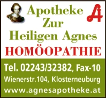 Print-Anzeige von: Apotheke Zur Heiligen Agnes