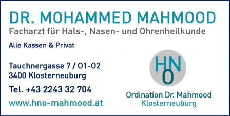 Print-Anzeige von: Mahmood, Mohammed, Dr.