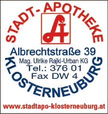 Print-Anzeige von: Stadt-Apotheke Klosterneuburg 