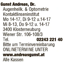 Print-Anzeige von: Gunst, Andreas, Dr.