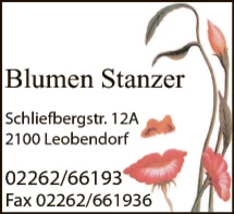 Print-Anzeige von: Blumen Stanzer Print-Anzeige von: Blumen Stanzer