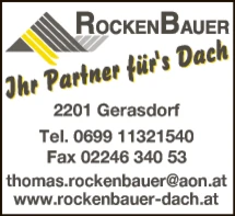 Print-Anzeige von: Rockenbauer, Thomas, Dachdeckerei