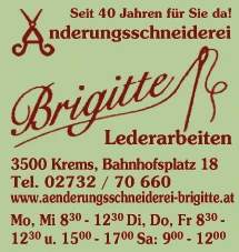 Print-Anzeige von: Änderungsschneiderei Brigitte