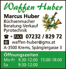 Print-Anzeige von: Huber, Marcus, Waffen