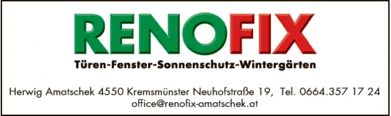 Print-Anzeige von: Amatschek, Herwig, Renofix, Türen-Treppen-Fenster