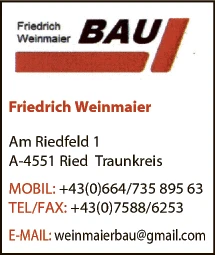 Print-Anzeige von: Weinmaier, Friedrich, Baumeister