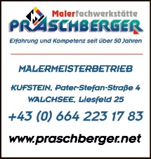 Print-Anzeige von: Praschberger GmbH, Malerei