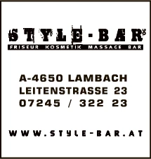 Print-Anzeige von: STYLE-BAR-OG, Friseur
