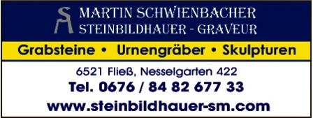 Print-Anzeige von: Schwienbacher, Martin, Steinbildhauer