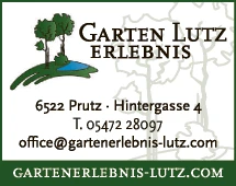 Print-Anzeige von: Gartenerlebnis Lutz GmbH