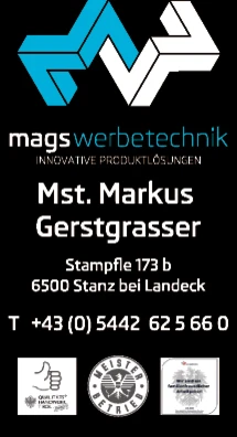 Print-Anzeige von: MAGS Werbetechnik Print-Anzeige von: MAGS Werbetechnik