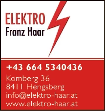 Print-Anzeige von: Elektro Franz Haar