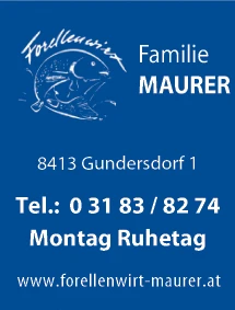 Print-Anzeige von: Forellenwirt Maurer, Gasthaus