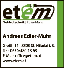 Print-Anzeige von: etem Elektrotechnik