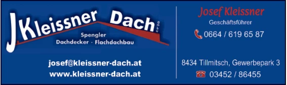 Print-Anzeige von: Kleissner J. Spengler u Dachdecker GmbH