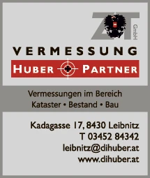 Print-Anzeige von: Vermessung Huber+Partner ZT GmbH