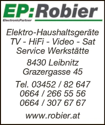 Print-Anzeige von: Robier, Stefan, Ing., Elektrogeräte