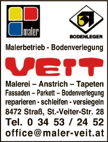 Print-Anzeige von: Veit Otmar GmbH, Malereibetriebe