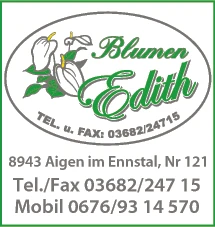 Print-Anzeige von: Blumen Edith