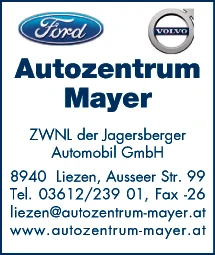Print-Anzeige von: Mayer Autohaus GesmbH, Autohäuser