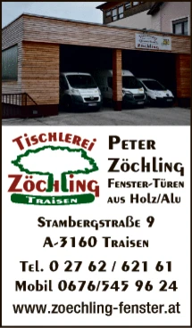Print-Anzeige von: Zöchling, Peter, Tischlerei