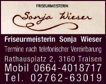 Print-Anzeige von: Wieser, Sonja, Friseur