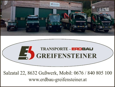 Print-Anzeige von: Greifensteiner, Manfred, Transportunternehmen Print-Anzeige von: Greifensteiner, Manfred, Transportunternehmen