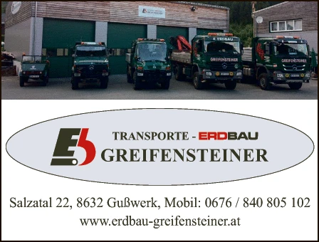 Print-Anzeige von: Greifensteiner, Manfred, Transportunternehmen