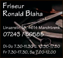 Print-Anzeige von: Blaha, Ronald, Friseursalon