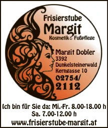 Print-Anzeige von: Dobler, Margit, Frisierstube