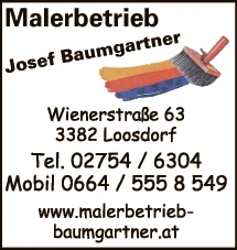 Print-Anzeige von: Baumgartner, Josef, Malereibetriebe