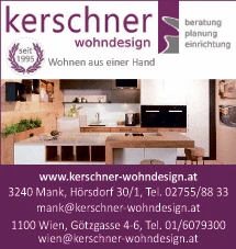 Print-Anzeige von: Kerschner Wohndesign GmbH, Möbel