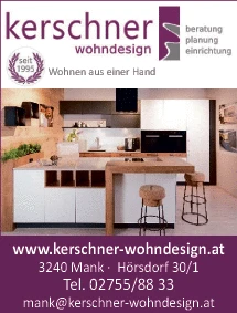 Print-Anzeige von: Kerschner Wohndesign GmbH, Möbel