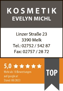 Print-Anzeige von: Kosmetik Evelyn, Evelyn Michl