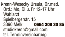 Print-Anzeige von: Krenn-Wesecky, U., Dr.